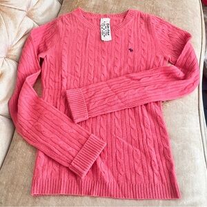 A&F Ezra Fitch Y2K Cashmere Sweater Japan Abercrombie Vintage Size S